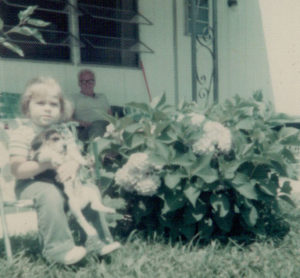 Meet Spry: Childhood Photo of Dawn with her Pop Pop