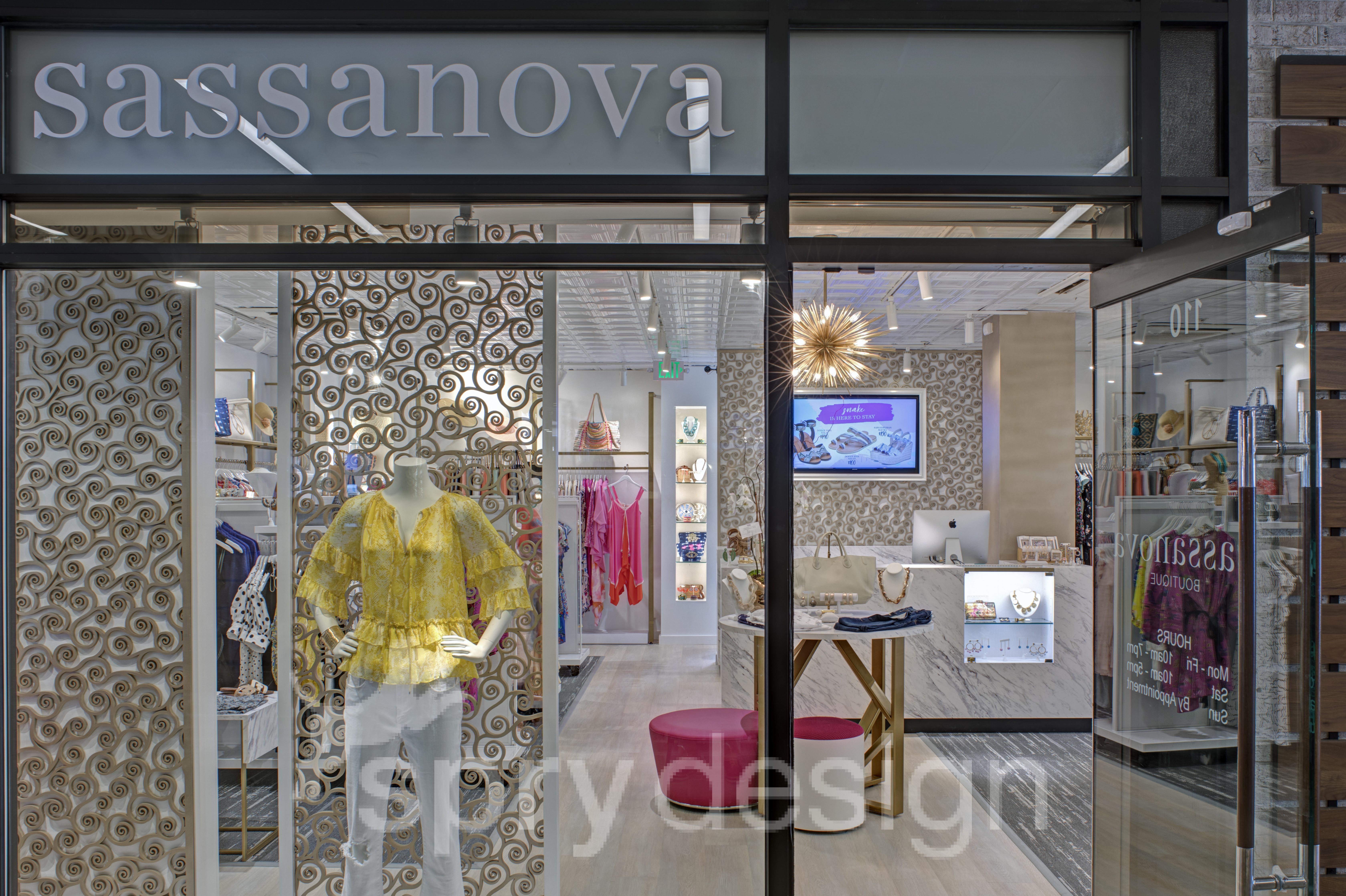 Sassanova Retail Interior Design Baltimore